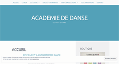 Desktop Screenshot of ecole-brest-danse.com