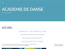 Tablet Screenshot of ecole-brest-danse.com